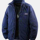 Velira Coats & Jackets tamsiai mėlyna / XS Pamušalu išklotas kordūrojo paltas