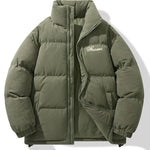Velira Coats & Jackets tamsiai žalia / S Aksominis užtrauktukas pūkinis paltas