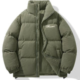 Velira Coats & Jackets tamsiai žalia / S Aksominis užtrauktukas pūkinis paltas