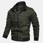 Velira Coats & Jackets tamsiai žalia / S Chino užtrauktuku užsegama striukė