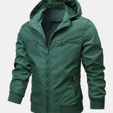 Velira Coats & Jackets tamsiai žalia / S Nuimamas gobtuvas striukė
