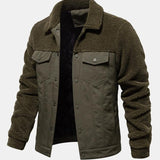 Velira Coats & Jackets tamsiai žalia / S Pamušalu išklota Teddy sujungta striukė