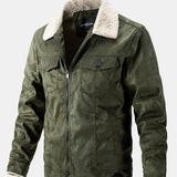 Velira Coats & Jackets tamsiai žalia / S Reguliaraus kirpimo dirbtinės suknelės pamušalu striukė