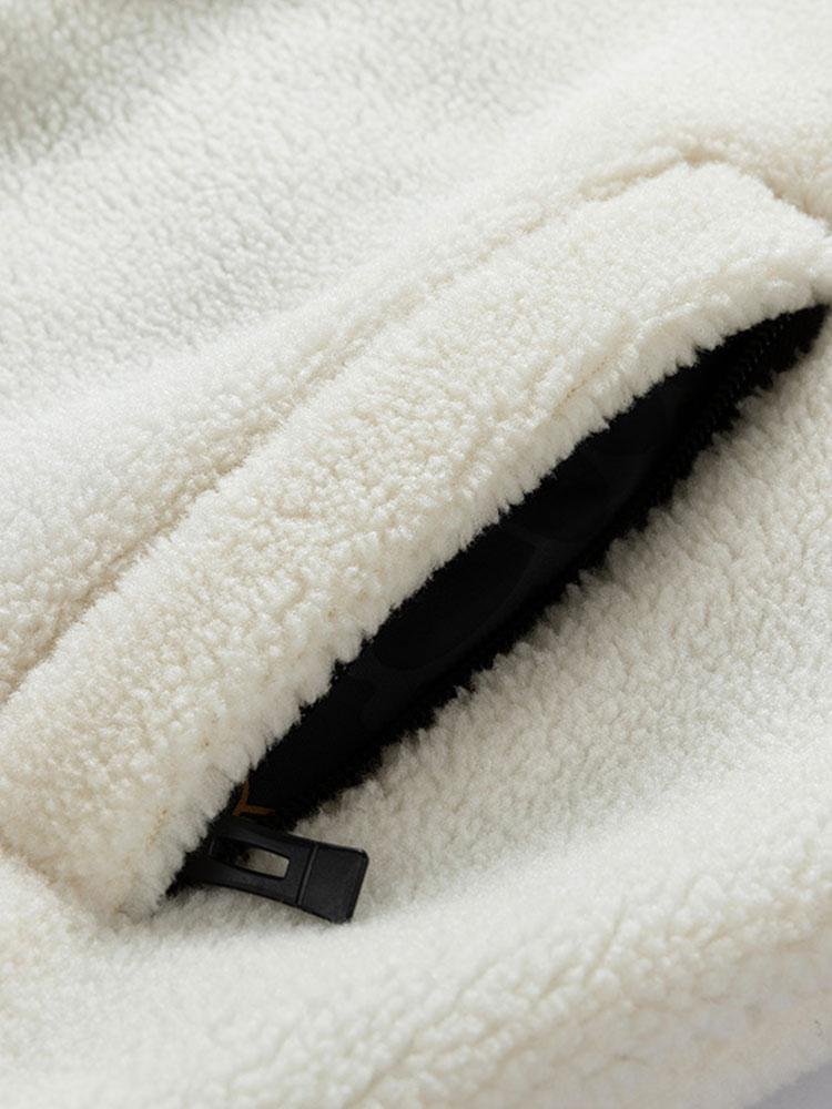 Velira Coats & Jackets Teddy Fleece Pataisytas Užtrauktukas Striukė