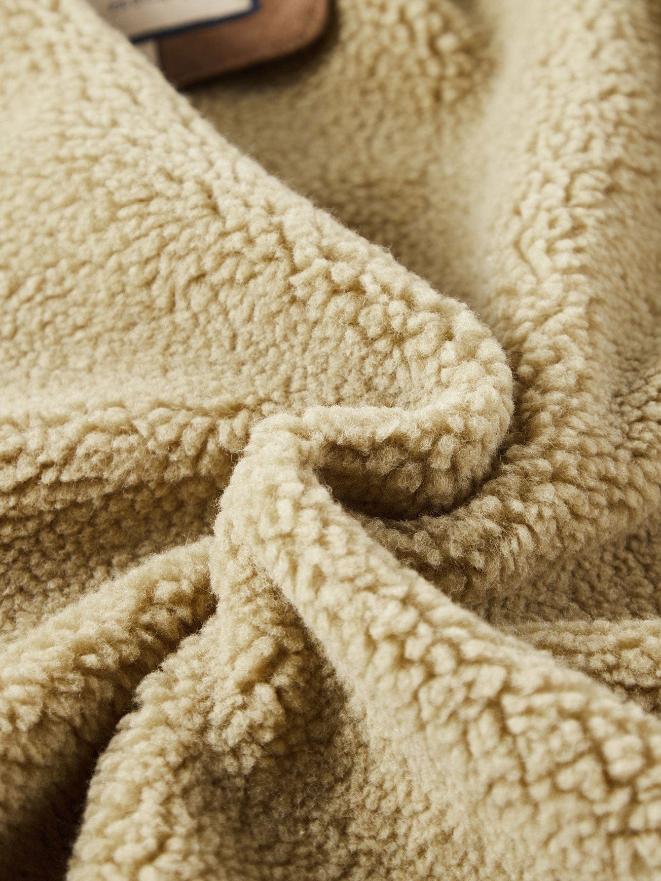 Velira Coats & Jackets Teddy pamušalu dirbtinio suede švarkas