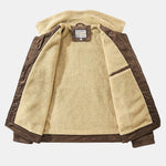 Velira Coats & Jackets Teddy pamušalu dirbtinio suede švarkas