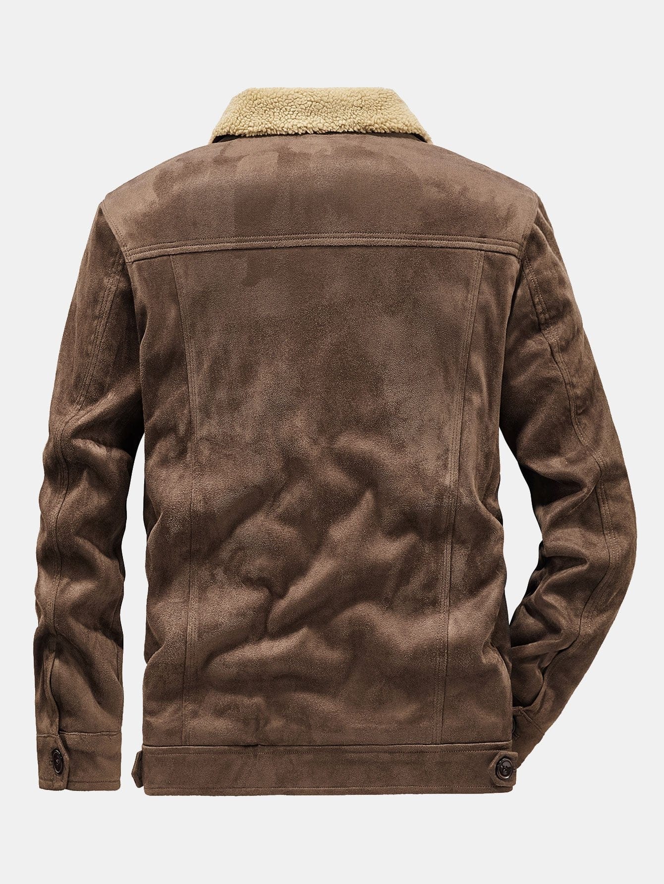 Velira Coats & Jackets Teddy pamušalu dirbtinio suede švarkas