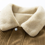 Velira Coats & Jackets Teddy pamušalu džinsinis užtrauktuko švarkas