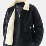 Velira Coats & Jackets Teddy pamušalu džinsinis užtrauktuko švarkas