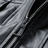 Velira Coats & Jackets Užtrauktuko PU odos striukė