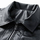 Velira Coats & Jackets Užtrauktuko PU odos striukė