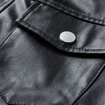 Velira Coats & Jackets Užtrauktuko PU odos striukė