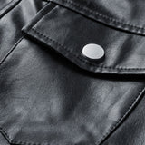 Velira Coats & Jackets Užtrauktuko PU odos striukė