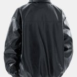 Velira Coats & Jackets Užtrauktuko PU odos striukė