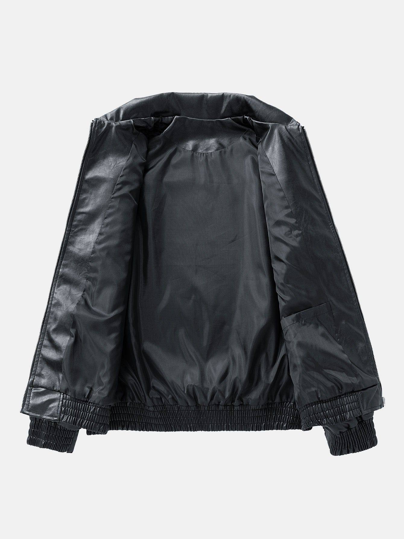 Velira Coats & Jackets Užtrauktuko PU odos striukė