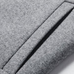 Velira Coats & Jackets Vienos Krūtinės Apykaklės Vilnonis Paltas