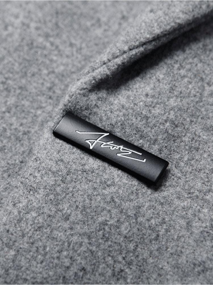 Velira Coats & Jackets Vienos Krūtinės Apykaklės Vilnonis Paltas