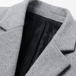 Velira Coats & Jackets Vienos Krūtinės Apykaklės Vilnonis Paltas