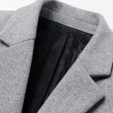 Velira Coats & Jackets Vienos Krūtinės Apykaklės Vilnonis Paltas