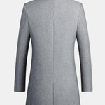 Velira Coats & Jackets Vienos Krūtinės Apykaklės Vilnonis Paltas
