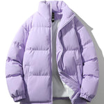 Velira Coats & Jackets violetinė / S Funnel Neck Puffer Coat
