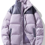Velira Coats & Jackets violetinė / S Kordūroja PU Pataisytas Pūkinis Paltas