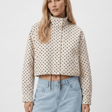 Velira Dotty | Polka Dot Cropped Jacket Dotty | Taškinis trumpas švarkas