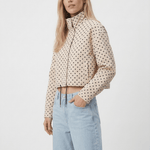 Velira Dotty | Polka Dot Cropped Jacket Dotty | Taškinis trumpas švarkas
