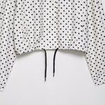 Velira Dotty | Polka Dot Cropped Jacket Dotty | Taškinis trumpas švarkas