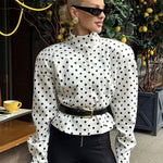 Velira Dotty | Polka Dot Cropped Jacket Dotty | Taškinis trumpas švarkas