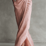 Velira DRESSES Rosa Lino Maxi Suknelė V-Kaklu