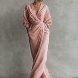 Velira DRESSES Rosa Lino Maxi Suknelė V-Kaklu