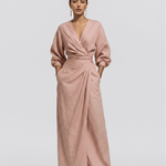 Velira DRESSES Rosa Lino Maxi Suknelė V-Kaklu