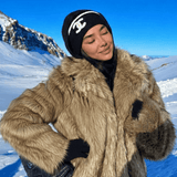 Velira Emily | Faux Fur Cropped Winter Jacket Emily | Dirbtinio kailio trumpa žiemos striukė