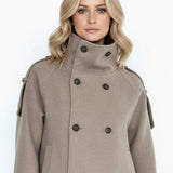 Velira Evie | High-Neck Wool Jacket Evie | Aukštos Kaklo Vilnos Švarkas