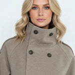 Velira Evie | High-Neck Wool Jacket Evie | Aukštos Kaklo Vilnos Švarkas
