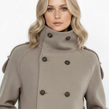 Velira Evie | High-Neck Wool Jacket Evie | Aukštos Kaklo Vilnos Švarkas