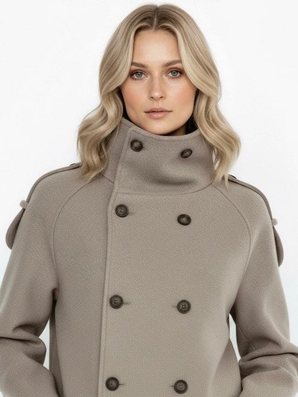 Velira Evie | High-Neck Wool Jacket Evie | Aukštos Kaklo Vilnos Švarkas