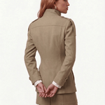 Velira Florence | Structured Button-Up Cotton Jacket Florencija | Struktūrizuota Medvilninė Striukė Su Mygtukais