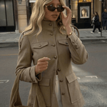 Velira Florence | Structured Button-Up Cotton Jacket Florencija | Struktūrizuota Medvilninė Striukė Su Mygtukais