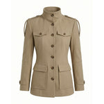Velira Florence | Structured Button-Up Cotton Jacket Florencija | Struktūrizuota Medvilninė Striukė Su Mygtukais