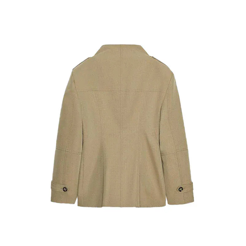 Velira Florence | Structured Button-Up Cotton Jacket Florencija | Struktūrizuota Medvilninė Striukė Su Mygtukais