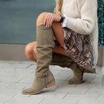 Velira Footwear Women Alyvuogių Žalia / 5.0 Verona Minkšti, Palaidūs Ilgi Batai