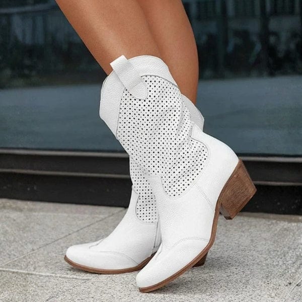 Velira Footwear Women Balta / 5.0 Sedonos perforuoti vakarų batai
