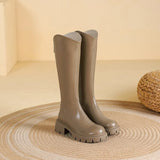Velira Footwear Women Bežinė / 5.0 Milano odiniai kelių ilgio batai