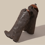 Velira Footwear Women Chaki / 5.0 Taura Dekoruoti Aikštūs Pirštai Batai