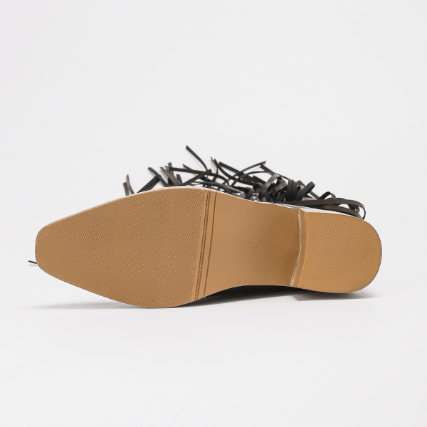 Velira Footwear Women Dakota Fringe Vakarų Kelių Batai