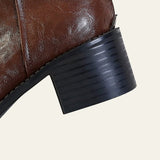 Velira Footwear Women Dakota Zip-Detail Bloko Kulno Kulniukai
