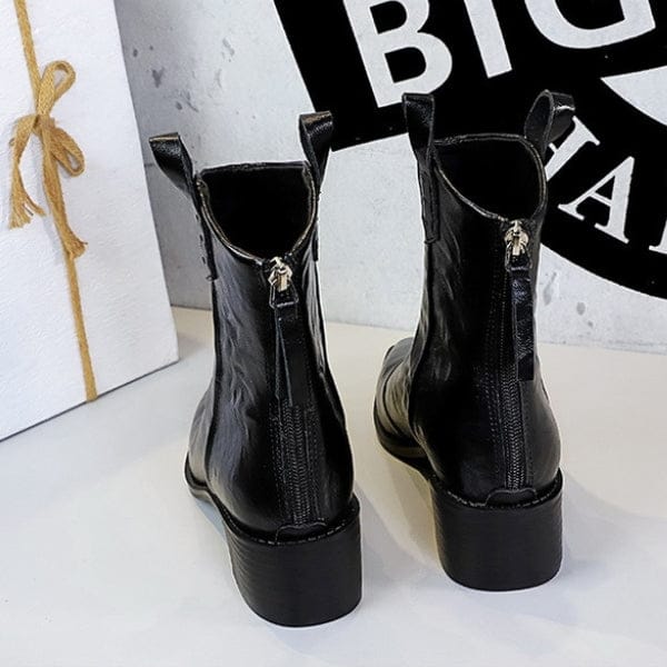 Velira Footwear Women Dakota Zip-Detail Bloko Kulno Kulniukai
