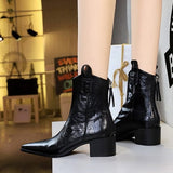Velira Footwear Women Dakota Zip-Detail Bloko Kulno Kulniukai